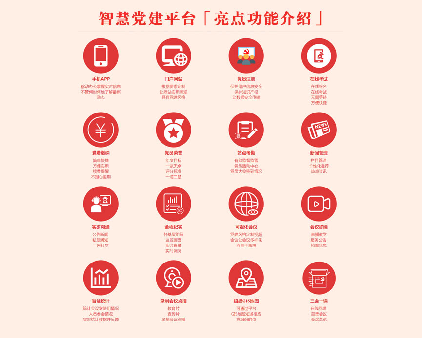 智慧黨建系統(tǒng)開發(fā)